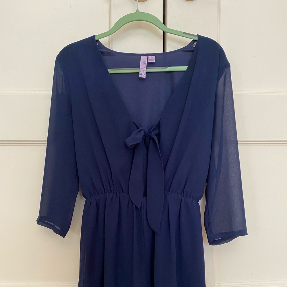 Navy Blue Romper